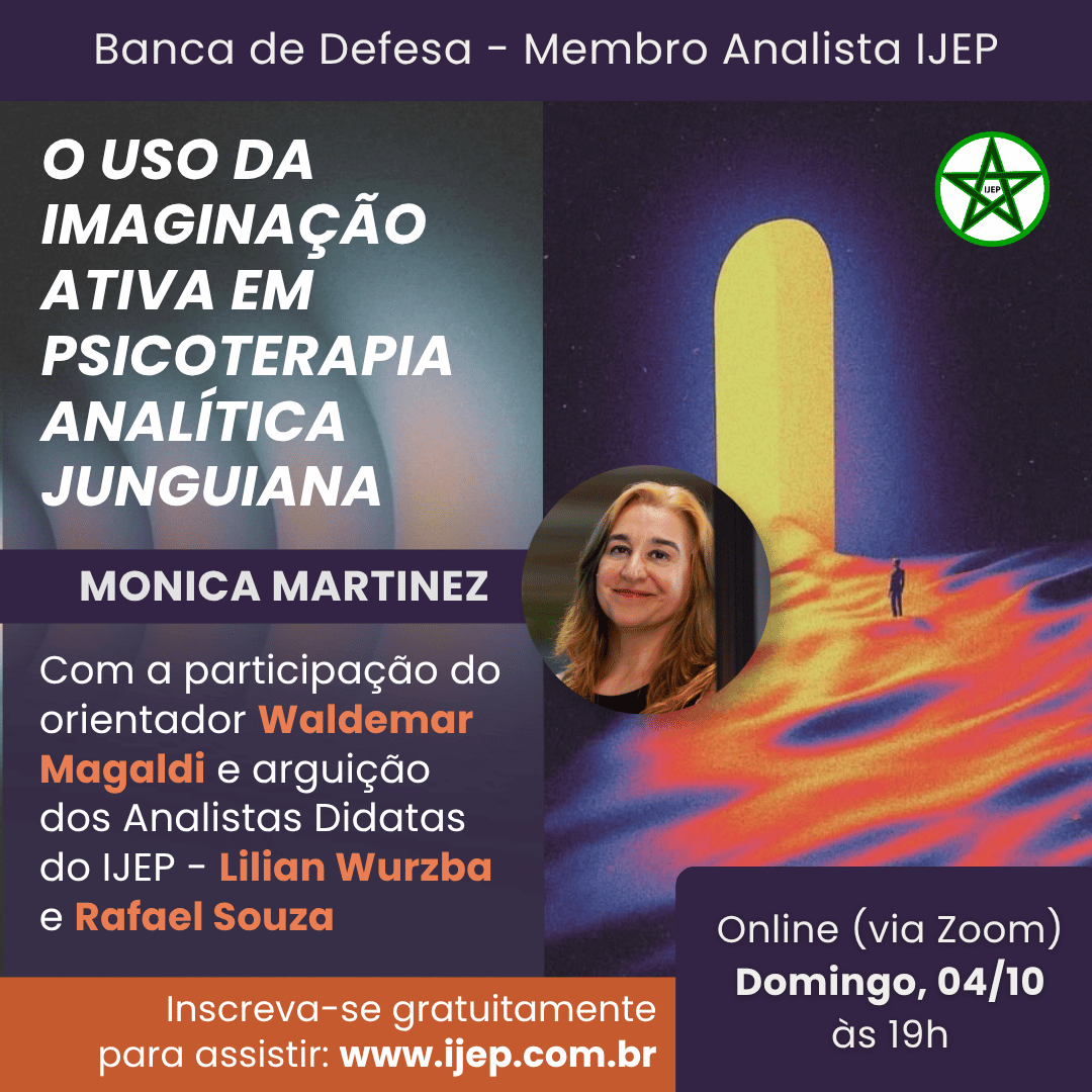 CONHEÇA O IJEP - Instituto Junguiano de Ensino e Pesquisa O USO DA IMAGINAÇÃO ATIVA EM PSICOTERAPIA ANALÍTICA JUNGUIANA